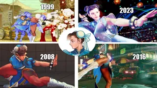 Evolution of Chun Li's Super Moves/ Critical Arts/ EX Moves (1991-2023) Street Fighter