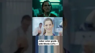 Joker color grade with Movie LUTs 🔥