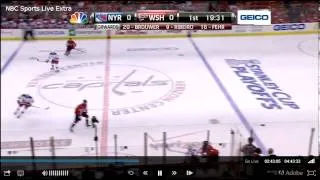 Rangers 1st Goal vs. Capitals Game 5 2013