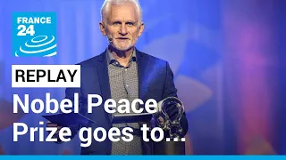 REPLAY: Nobel Peace Prize goes to three ‘champions of human rights’ from Belarus, Russia and Ukraine