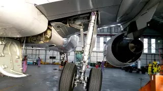 A320 landing gear retraction check mechanism