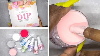 DIY Testing Dip Powder Nail Kit from Amazon Prime - Azure Beauty