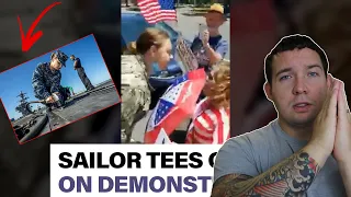 US Navy Sailor Says F Trump While In Uniform