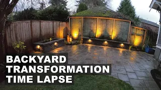 Backyard Transformation Time Lapse