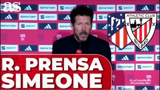 ATLÉTICO DE MADRID 0 - ATHLETIC 1 | SIMEONE Rueda de prensa