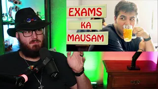 American Reacts to : Exams Ka Mausam - Ashish Chanchlani