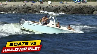 THESE GIRLS DON'T REALIZE WHATS UP AHEAD !! | Boats vs Haulover Inlet