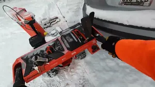 Had To Break Out The Ariens Alpine Professional 28" - Near 2' Snow Drifts - Snow Removal