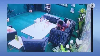 Boma Kisses Tega in the Executive Lounge of Big Brother Naija House