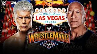 CODY RHODES VS THE ROCK - Undisputed WWE Title Match : WrestleMania 41 Las Vegas — FULL MATCH