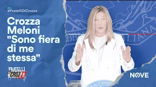 Crozza Meloni "Sono fiera della manovra, l'ho scritto io il pezzo sugli assorbenti, ero arrabbiata!"