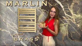 Латунный полотенцесушитель Terma Marlin 600/430 BRASS SX