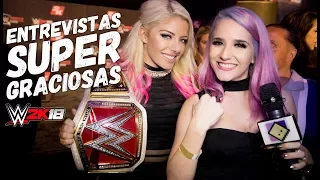 Entrevistas Graciosas con las Súper Estrellas de la WWE en Nueva York