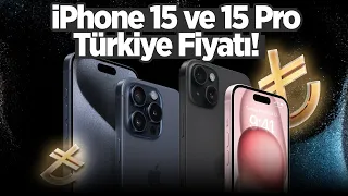 iPhone 15 ve iPhone 15 Pro Türkiye fiyatı ve özellikleri!