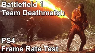 Battlefield 1 Team Deathmatch PS4 Frame Rate Test