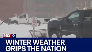 Winter weather grips the nation