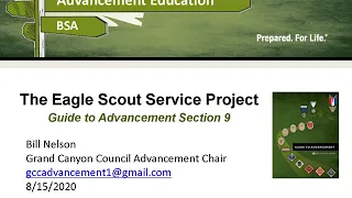 The Eagle Scout Service Project