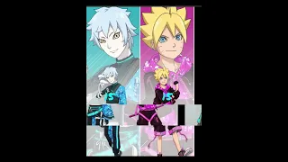 boruto x mitsuki thought the time#naruto ##mitsuki