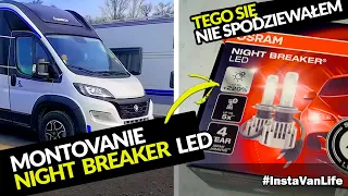 Niewiarygodne wyniki testu Night Breaker H7 led - Insta VanLife #7