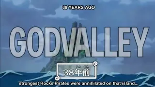 Sengoku Tells about Rocks pirates and God Valley Incident