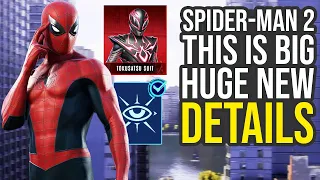 This Is Big! New Marvel Spider Man 2 PS5 Info & Gameplay (Marvel Spiderman 2 gameplay)