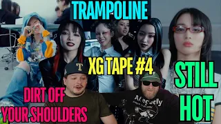 [XG TAPE #4] Trampoline, Still Hot, Dirt Off Your Shoulder (JURIN, HARVEY, MAYA, COCONA) REACTION