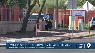 Man in standoff with police at midtown Quik Mart