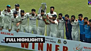 India vs Bangladesh 2nd Test DAY 4 Match Full Highlights • IND vs BAN TEST MATCH HIGHLIGHTS • Iyer