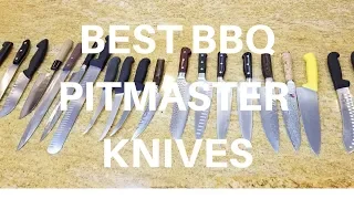 Best BBQ Pitmaster Knives Knife by Barbecue Champion Harry Soo How-to Barbeque