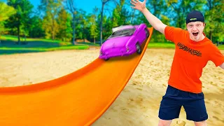 WORLD'S BIGGEST HOT WHEELS JUMP WINS! CHALLENGE