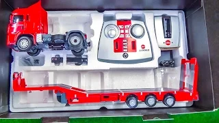 RC heavy load truck gets unboxed and loaded  for the first time!