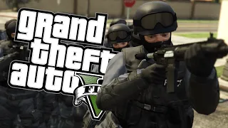 Спецоперация. Штурм офиса отрядом спецназа ФБР в GTA 5 RP!