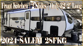 2 Slide Front Kitchen Trailer! 2024 SALEM 28FKG camper by Forestriver at Couchs RV Nation - Review