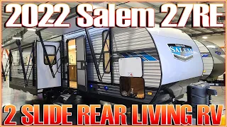 Two Slide Outs! 2022 Salem 27RE Rear Living Room Travel Trailer by Forestriver RV @ Couchs RV Nation