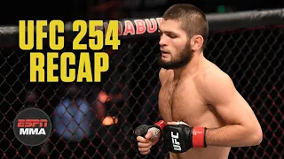 UFC 254 recap: Khabib Nurmagomedov retires after beating Justin Gaethje | ESPN MMA