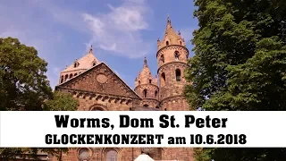 Worms, Dom St. Peter, Glockenkonzert am 10.06.2018