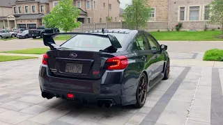 2019 STI exhaust start up, Invidia R400