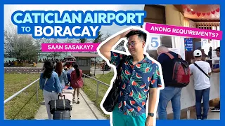 How to Get from CATICLAN AIRPORT to BORACAY + Travel Requirements • Filipino w/ ENG Subtitles