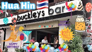 Party time at the Best Aussie Bar in Hua Hin & Beers n kick off at Hua Hin City F.C.