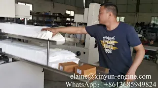High Capacity Full Automatic 330mm Table Dispenser Napkin Tissue Paper Embossing Folding Machine