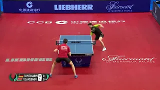 Great Point by Dimitrij Ovtcharov Againts Samsonov Vladimir in Slow Mo