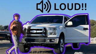 2017 FORD F150 5.0 COLD START (True Dual Straight pipes) CRAZY LOUD