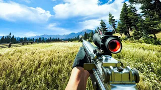 Far Cry 5 - John Wick Style - Aggressive Stealth Kills