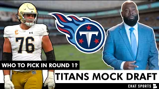 2024 NFL Mock Draft: Tennessee Titans Mock Draft, Do Titans Go Offensive Line Heavy in NFL Draft?