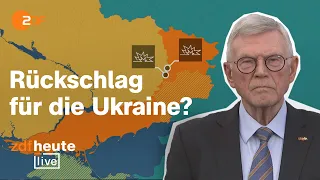 Ex-Nato-General über russischen Vorstoß bei Bachmut und drohende Offensive | ZDFheute live