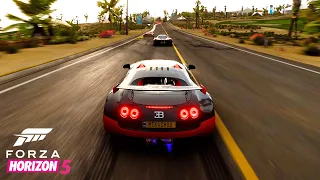 Forza Horizon 5 Bugatti Veyron Super Sport 2011- Online Race Gameplay (No Commentary)