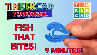 Make a Tinkercad Fish that Bites in about 9 Minutes Beginner Friendly Step by Step