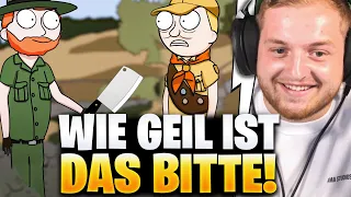 🤯😍REAKTION auf UNGE und KNOSSI 7vsWILD ANIMATION!  | Trymacs Stream Highlights