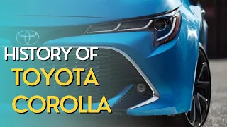 Evolution of Toyota Corolla - 1966-Present #history