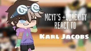 Mcyt’s +Quackity react to: Karl Jacobs || Møøshroom T!me